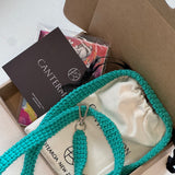 Emily crochet cross body phone chain - one inch wide