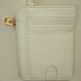 Vegan leather card sleeve