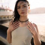 Hilma - natural unakite phone chain bracelet