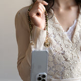 Hilma - natural unakite phone chain bracelet