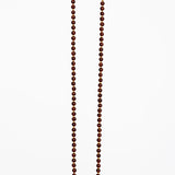 Frida - 120cm amber glass beaded phone chain