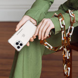 Simone - resin phone chain