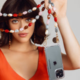 Jane - beaded phone chain
