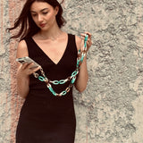 Sylvia - Resin phone chain