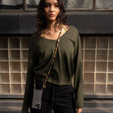 Kerrie - long stone phone chain