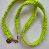 Emily crochet cross body phone chain - one inch wide