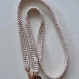 Emily crochet cross body phone chain - one inch wide
